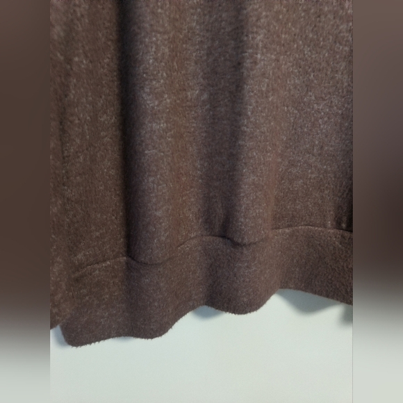 Brown Soft Flutter Top / Size 2X - Picture 4 of 6